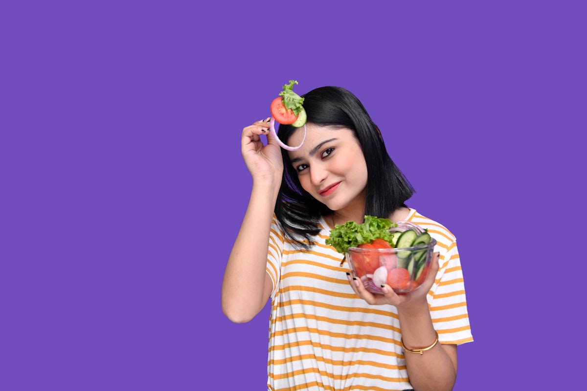 Vegetales frescos saludables